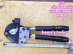 Kìm cắt cáp nhông J30 loại có đế thép đúc, cắt nhôm lõi thép acsr 620mm2, kéo cắt cáp