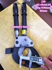 Kìm cắt cáp nhông J30 loại có đế thép đúc, cắt nhôm lõi thép acsr 620mm2, kéo cắt cáp