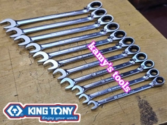 Cờ lê vòng miệng tự động Kingtony 8mm 9mm 10mm 11mm 12mm 13mm 14mm 15mm 16mm 17mm 18mm 19mm Model 373A08M 373A09M 373A10M 373A11M 373A12M 373A13M 373A14M 373A15M 373A16M 373A17M 373A18M 373A19M