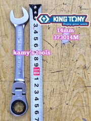 Cờ lê vòng miệng tự động lắc léo Kingtony 10mm 12mm 13mm 14mm 15mm 16mm 17mm 19mm 373010M 373012M 373013M 373014M 373015M 373016M 373017M 373019M