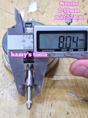 Đồng hồ so cơ khí chân thẳng 0-10mm độ chính xác cao 0.01mm Neuter