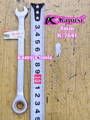Cờ lê vòng miệng tự động Kapusi 8mm 9mm 10mm 11mm 12mm 13mm 14mm 15mm 16mm 17mm 18mm 19mm K-7641 K-7642 K-7643 K-7644 K-7645 K-7646 K-7647 K-7648 K-7649 K-7650 K-7651 K-7652