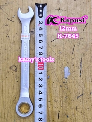 Cờ lê vòng miệng tự động Kapusi 8mm 9mm 10mm 11mm 12mm 13mm 14mm 15mm 16mm 17mm 18mm 19mm K-7641 K-7642 K-7643 K-7644 K-7645 K-7646 K-7647 K-7648 K-7649 K-7650 K-7651 K-7652