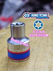 Đầu tuýp E Kingtony 1/2 inch E8 E10 E12 E14 E16 E18 E20 E22 E24 437508M 437510M 437512M 437514M 437516M 437518M 437520M 437522M 437524M