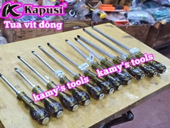 Tua vít đóng bake dẹp Kapusi 6mm 8mm dài 100mm 150mm 200mm 250mm