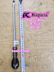 Tua vít đóng bake dẹp Kapusi 6mm 8mm dài 100mm 150mm 200mm 250mm
