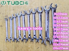 Cờ lê mở ống dầu Tuochi 8x10mm 10x12mm 11x13mm 12x14mm 14x17mm 16x18mm 17x19mm 19x22mm 22x24mm 24x27mm