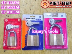 Ổ khoá Việt Tiệp thau 4F 5F 6F 0138M 0152M 0163M