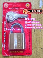 Ổ khoá Việt Tiệp thau 4F 5F 6F 0138M 0152M 0163M