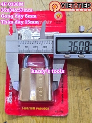 Ổ khoá Việt Tiệp thau 4F 5F 6F 0138M 0152M 0163M