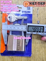 Ổ khoá Việt Tiệp thau 4F 5F 6F 0138M 0152M 0163M