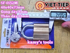 Ổ khoá Việt Tiệp thau 4F 5F 6F 0138M 0152M 0163M