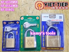 Ổ khoá Việt Tiệp thau BẤM 4F 5F 6F 0138MB 0152MB 01601