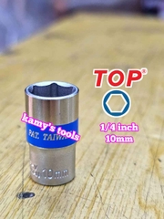 Đầu tuýp đầu khẩu ngắn 1/4 inch lục giác TOP 5mm 6mm 7mm 8mm 9mm 10mm 11mm 12mm 13mm 14mm