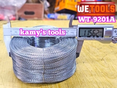 Dây chì niêm phong xoắn đôi 1000g 1kg loại tròn Wetools WT-9201A