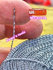 Dây chì niêm phong xoắn đôi 1000g 1kg loại tròn Wetools WT-9201A