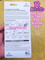 Keo dán ron tạo ron chịu nhiệt Xám Bardo Hi-Temp RTV Silicone 85g
