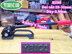 Dụng cụ đóng đai siết căng dây đai sắt thép Ybico S298 19-32mm dài 500mm