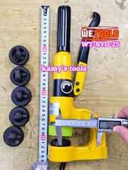 Dụng cụ đột lỗ tôn thủy lực đục lỗ thang máng cáp máng điên SYD-25 với 6 bộ khuôn đột 18-30mm