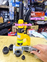 Dụng cụ đột lỗ tôn thủy lực đục lỗ thang máng cáp máng điên SYD-25 với 6 bộ khuôn đột 18-30mm