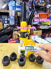Dụng cụ đột lỗ tôn thủy lực đục lỗ thang máng cáp máng điên SYD-25 với 6 bộ khuôn đột 18-30mm