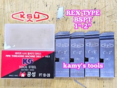 Dao tiện ren ống sắt tráng kẽm Rex hiệu Kong Sung KSU 1”-2” (34-60mm) hệ ren BSPT