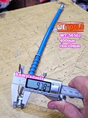 Dây bơm mỡ bò có lò xo chịu áp lực cao dài 400mm 10000psi Wetools WT-56502