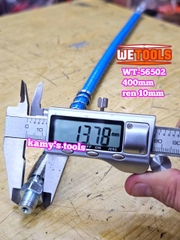 Dây bơm mỡ bò có lò xo chịu áp lực cao dài 400mm 10000psi Wetools WT-56502