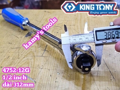 Cần siết tự động đầu lắc léo 1/2 inch Kingtony model 4752-12G dài 300mm 72 răng