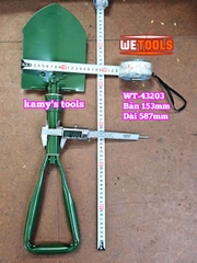 Cuốc xẻng đa năng làm vườn xếp gọn nhỏ trung lớn Wetools WT-43201 WT-43202 WT-43203