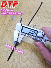 Dây rút dây thít nhựa màu đen trắng 5x300mm DTP-W32300 DTP-B32300 (1 bịch/100 sợi)