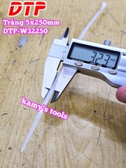 Dây rút dây thít nhựa màu đen trắng 5x250mm DTP-W32250 DTP-B32250 (1 bịch/100 sợi)