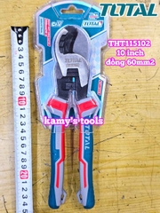 Kìm cắt cáp total 10 inch THT115102 đồng nhôm 60mm2