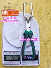 Kìm tháo ống nhiên liệu tháo ống lọc xăng bóp khớp nối ống xăng ô tô dài 9 inch 220mm Wetools WT-49001