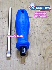 Tua vít 2 đầu bake dẹp Kingtony PH2 dài 100mm 6x100mm model 24110204