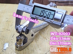 Kìm bấm chì niêm phong cộng lực hạt 13mm dài 170mm Wetools WT-92001