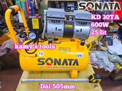 Máy nén khí không dầu 25 lít Sonata KD 30TA 600W dài 505mm