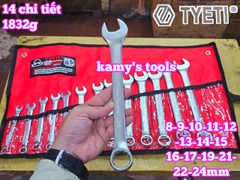 Bộ cờ lê vòng miệng TYETI 14 chi tiết 8-24mm TYETI-32201A