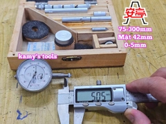 Đồng hồ đo co bóp trục máy độ lệch trục khuỷu Shanghai Anting 75-300mm Anting-33501