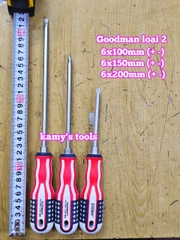 Tua Vít 2 Đầu Goodman 6mm dài 100mm 150mm 200mm 6x100mm 6x150mm 6x200mm (loại 2)