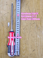 Tua Vít 2 Đầu Goodman 6mm dài 100mm 150mm 200mm 6x100mm 6x150mm 6x200mm (loại 2)