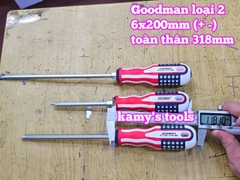 Tua Vít 2 Đầu Goodman 6mm dài 100mm 150mm 200mm 6x100mm 6x150mm 6x200mm (loại 2)