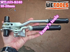 Kìm siết đai inox 10-20mm Wetools WT-225-S240 dụng cụ rút siết cảo căng dây đai inox