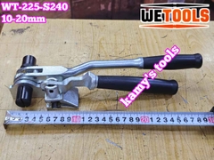 Kìm siết đai inox 10-20mm Wetools WT-225-S240 dụng cụ rút siết cảo căng dây đai inox
