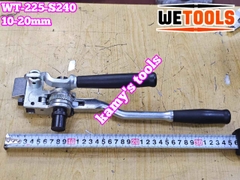 Kìm siết đai inox 10-20mm Wetools WT-225-S240 dụng cụ rút siết cảo căng dây đai inox