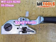 Kìm siết đai inox 10-20mm Wetools WT-225-S240 dụng cụ rút siết cảo căng dây đai inox