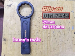 Cờ lê vòng đóng 75mm Clip-on DIN7444 CLO-22075