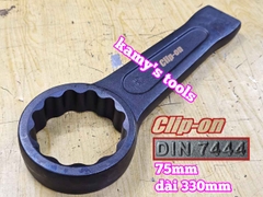 Cờ lê vòng đóng 75mm Clip-on DIN7444 CLO-22075