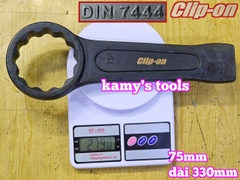 Cờ lê vòng đóng 75mm Clip-on DIN7444 CLO-22075