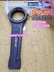 Cờ lê vòng đóng 50mm DIN7444 Clip-On CLO-22050